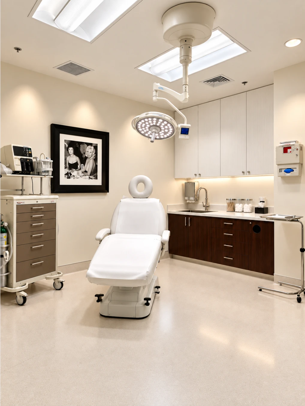 Our fully equipped procedure room at Sensational Skin, Scottsdale