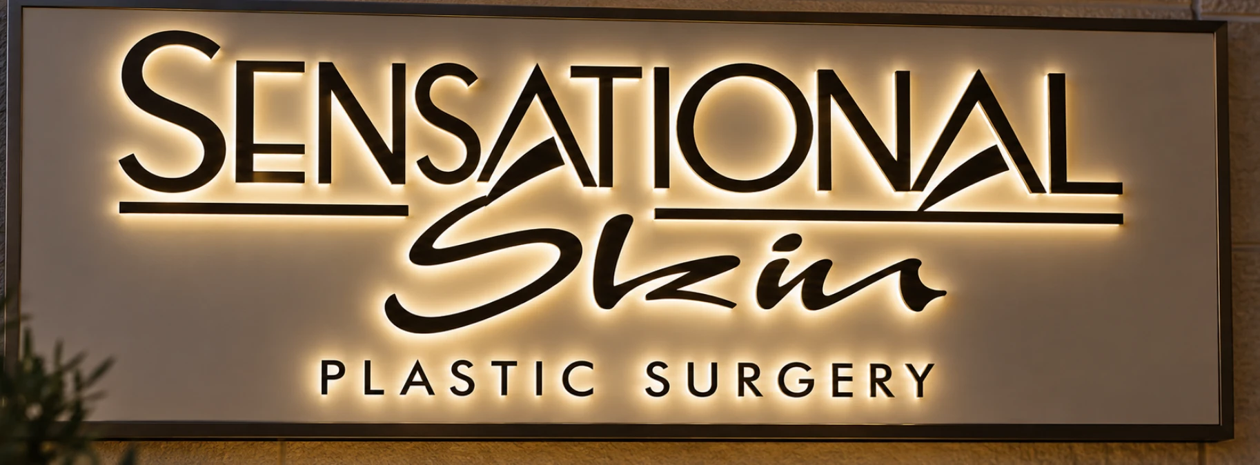 Sensational Skin Plastic Surgery sign